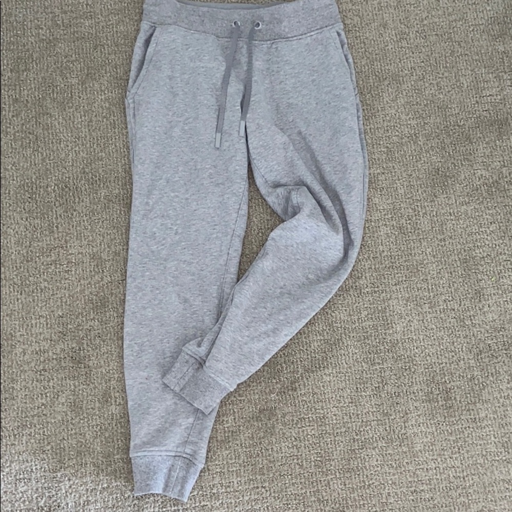 Lululemon gray/grey  joggers with ties